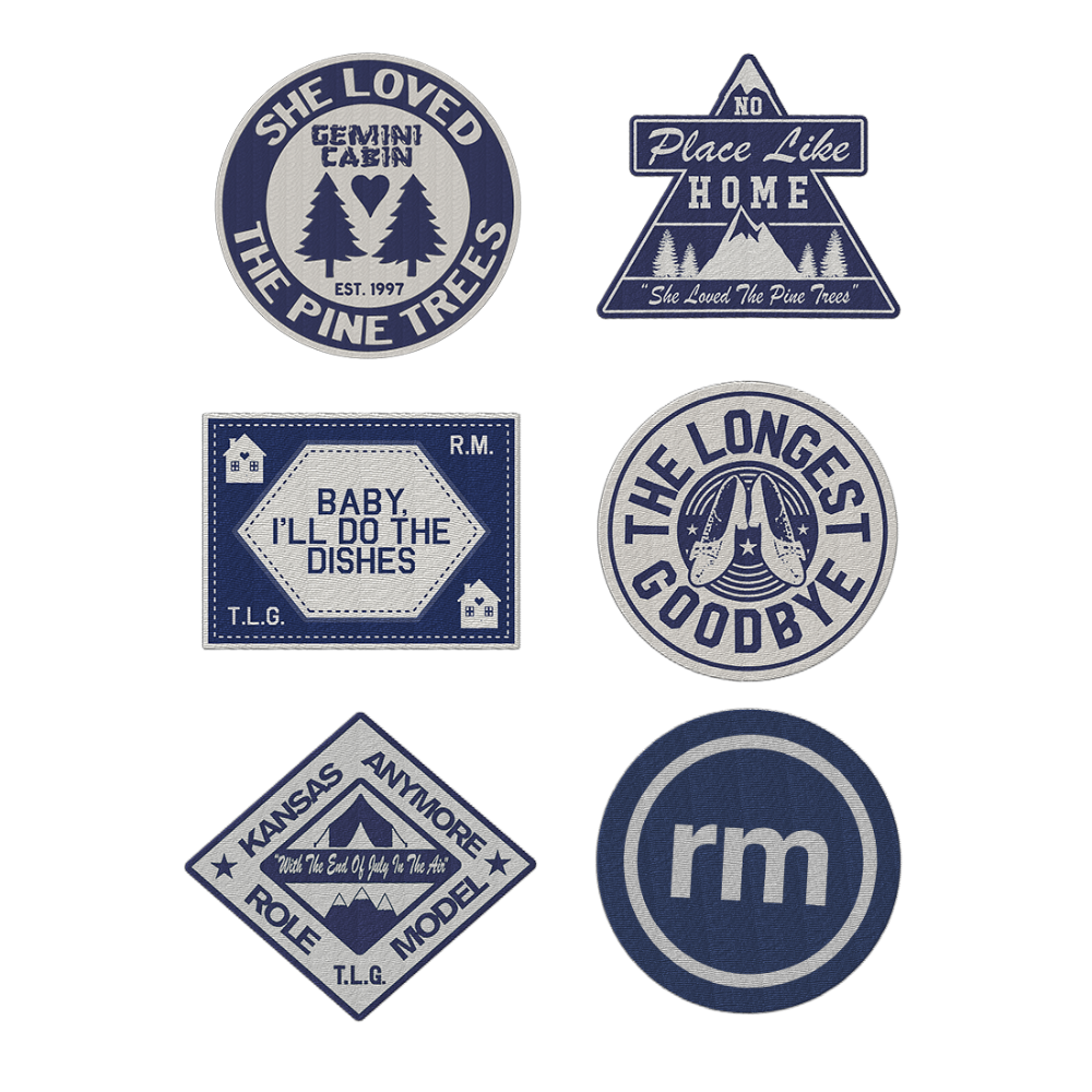 Role Model Camp Kansas Anymore Iron on Patches