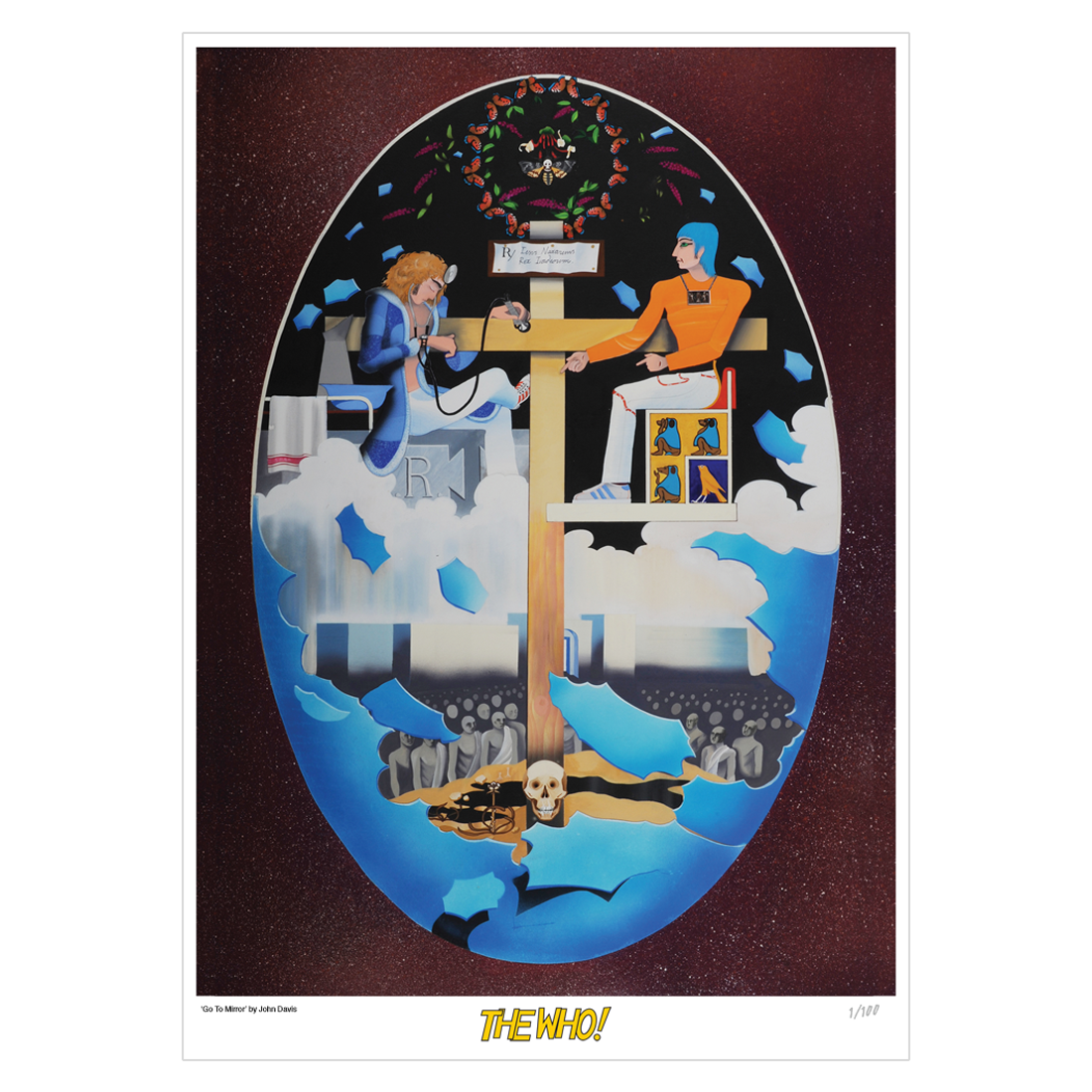 The Who Go to Mirror Litho