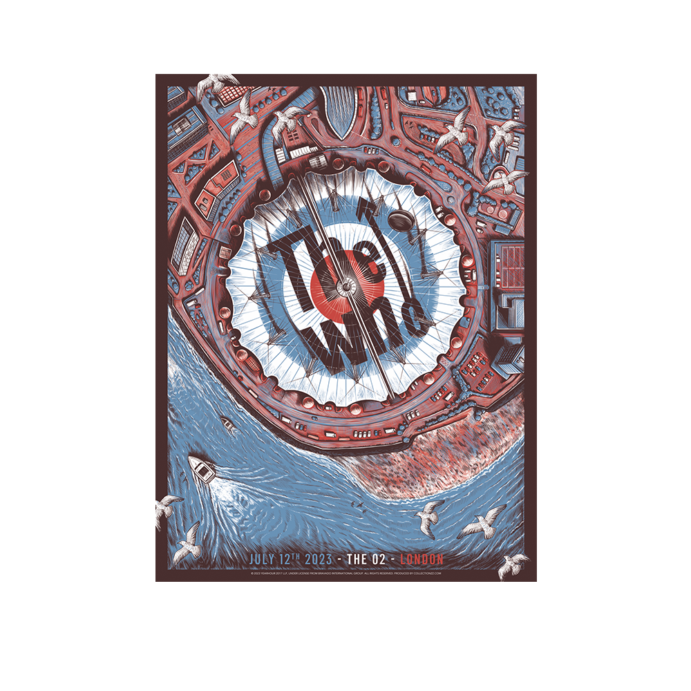 The Who London Poster