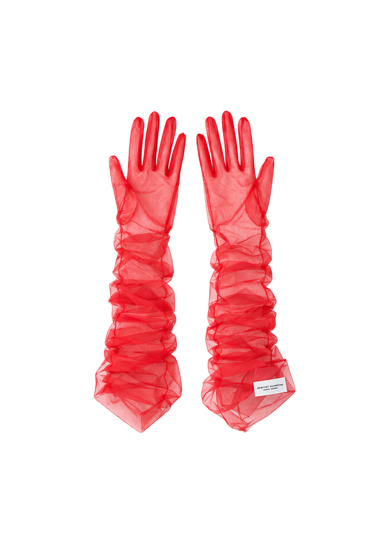 Ariana Grande Eternal Sunshine Red Gloves
