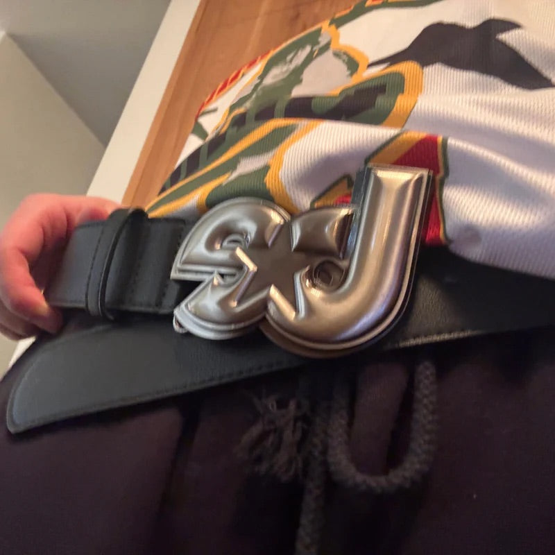 Custom Vegan Leather Belt + Buckle