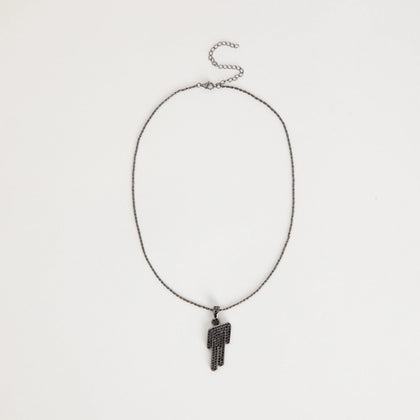 Billie Eilish Black Blohsh Necklace