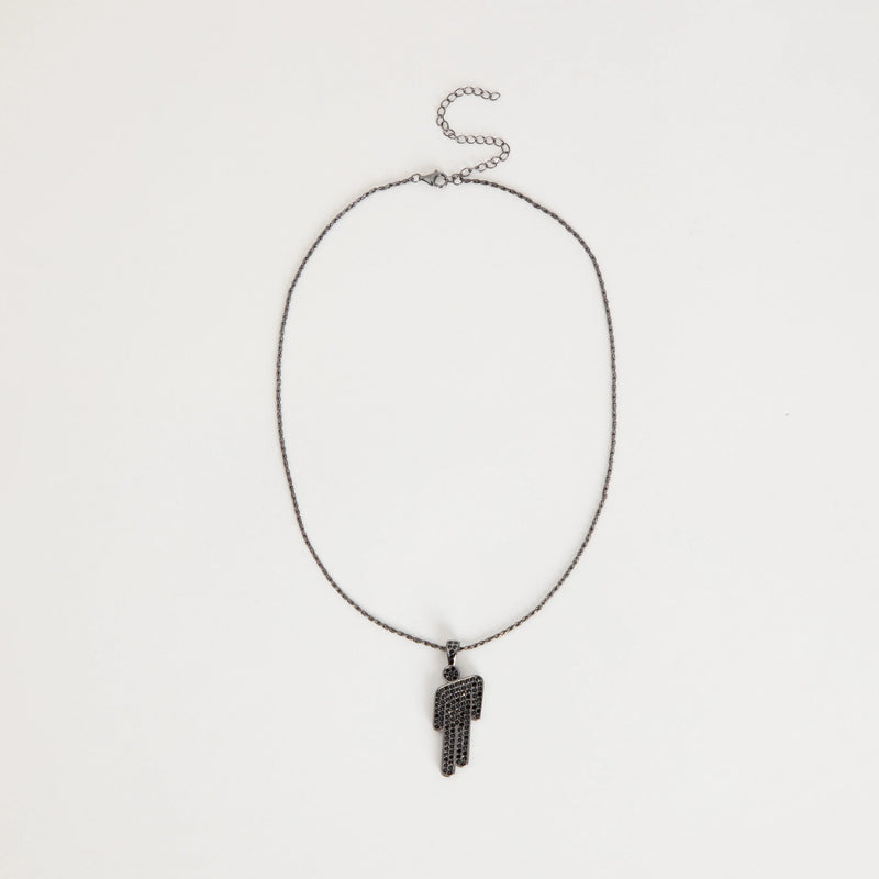 Billie Eilish Black Blohsh Necklace