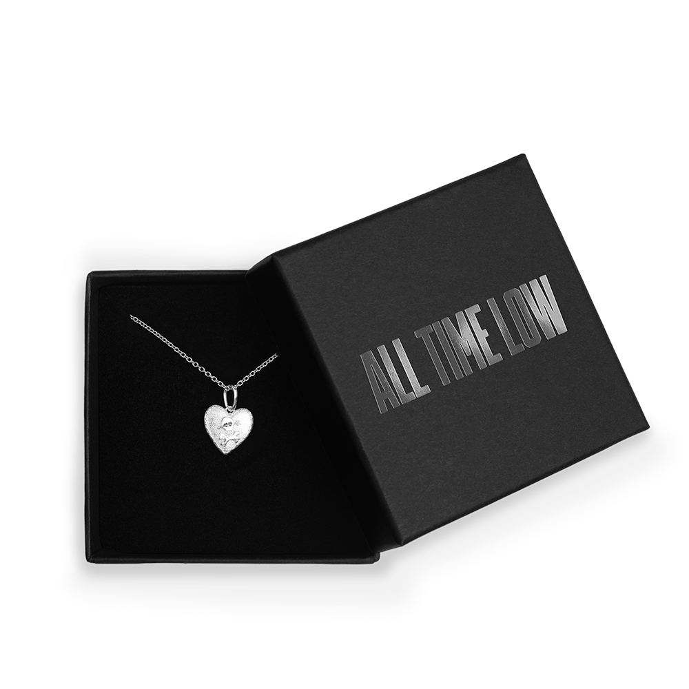 All Time Low Skull Logo Locket Necklace
