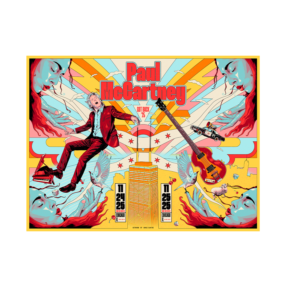Paul McCartney 2025 11 24 11 25 Chicago Poster