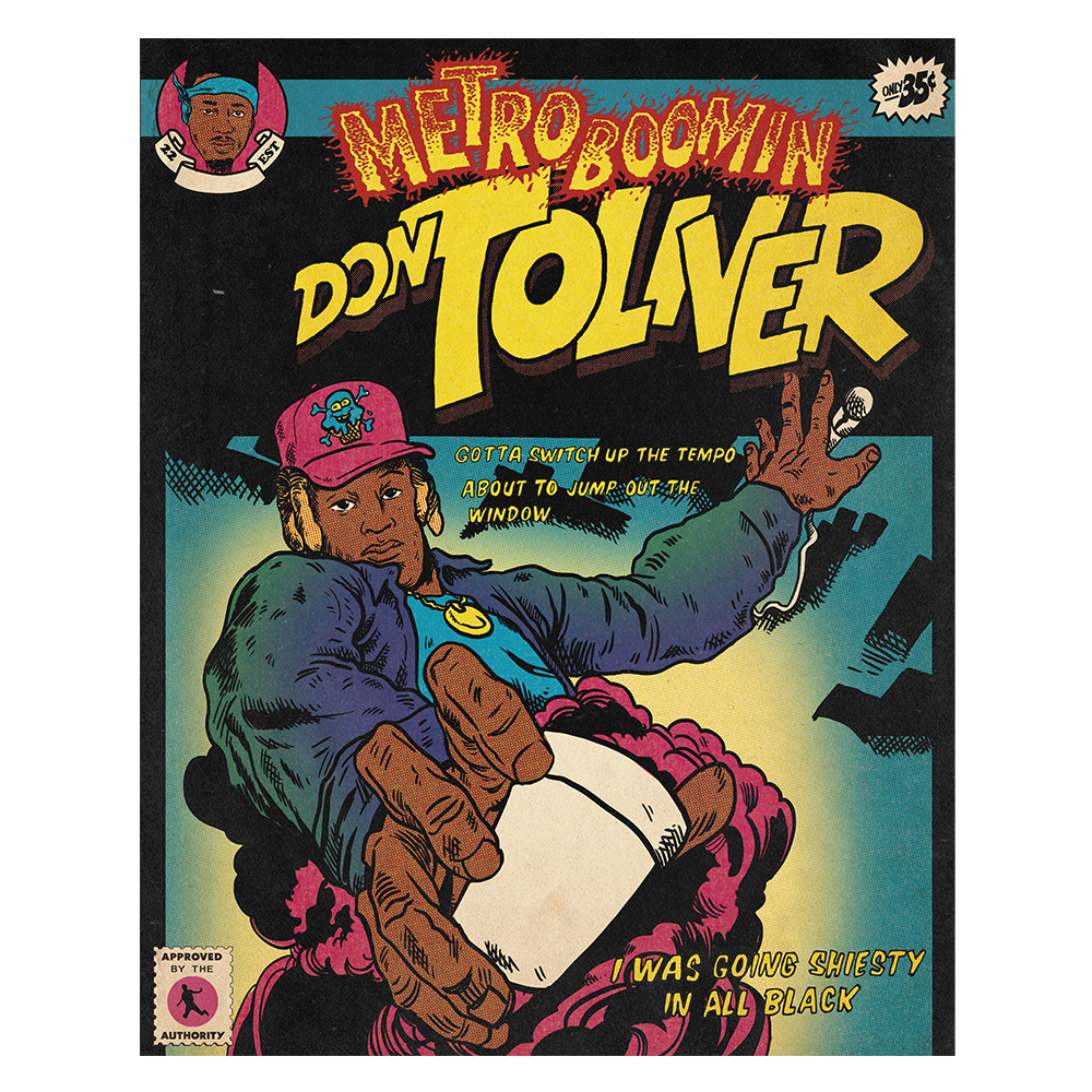 Metro Boomin Don Toliver Comic Poster