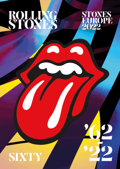 The Rolling Stones Sixty Lenticular Poster