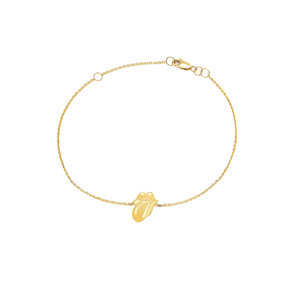 The Rolling Stones Gold Plated Bracelet