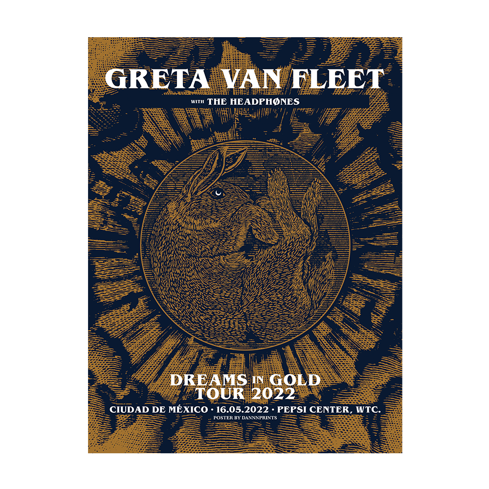 Greta Van Fleet Mexico Poster