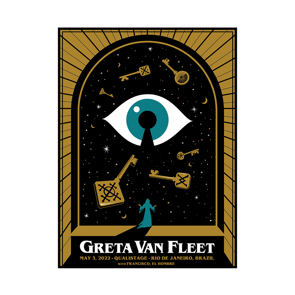 Greta Van Fleet 5 3 2022 Brazil Poster