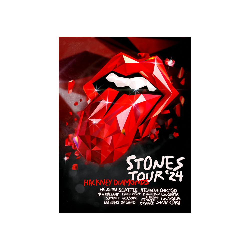 The Rolling Stones 24 NA Tour Litho Missouri