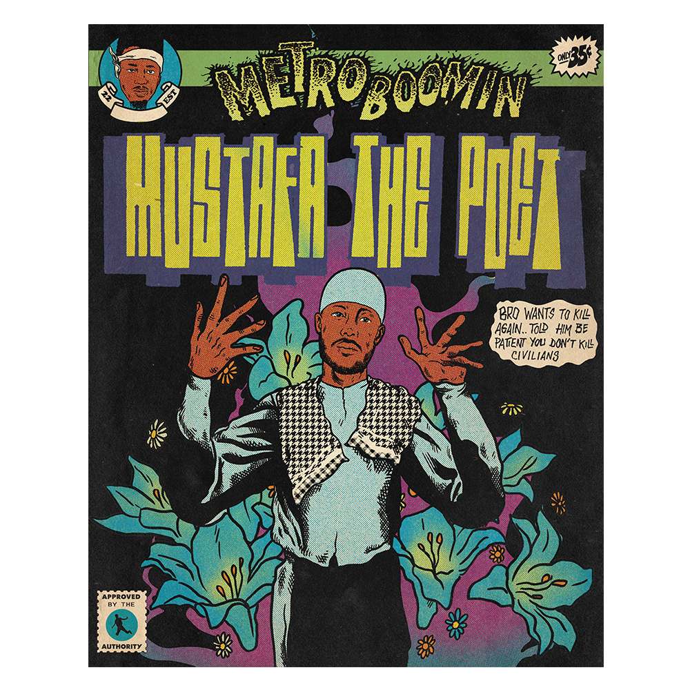Metro Boomin Mustafa Poet Comic Poster