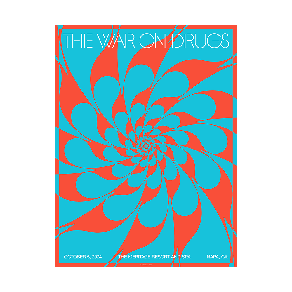 The War On Drugs Napa Ca Poster