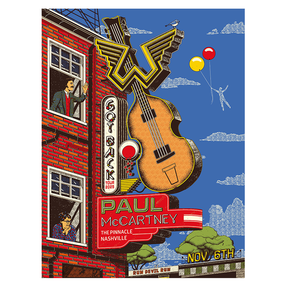 Paul McCartney 2025 11 6 Nashville Poster