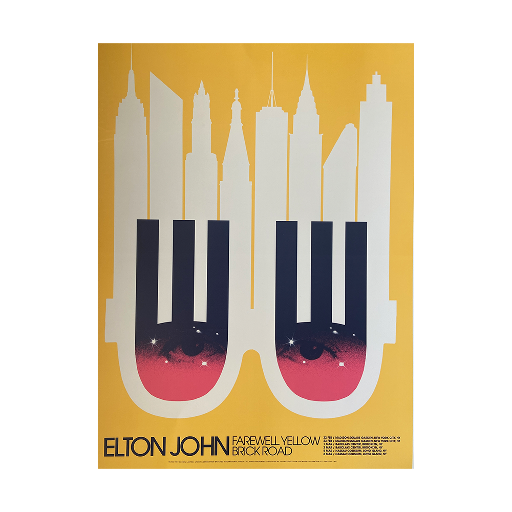Elton John NY Event Litho