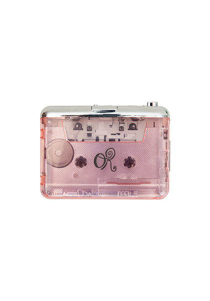 Olivia Rodrigo Logo Portable Cassette Player and Headphones Set