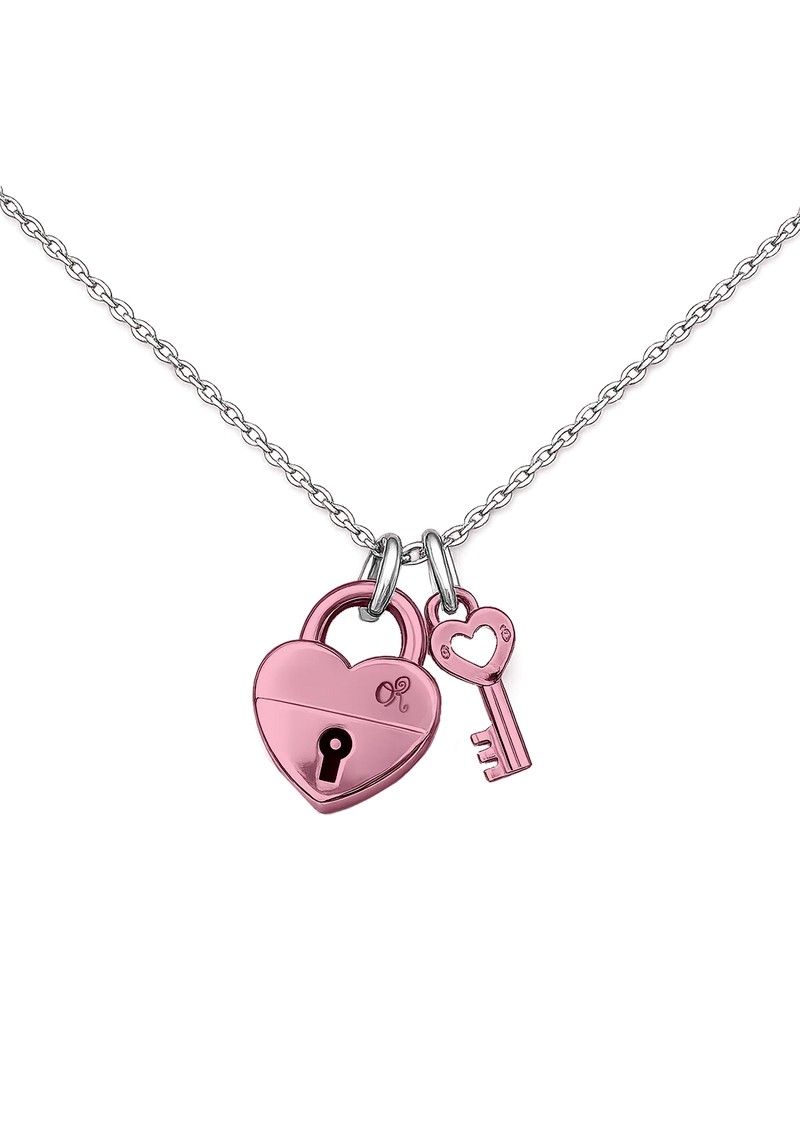 Olivia Rodrigo Drop Dead Heart Keyed Padlock Necklace