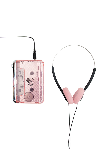 Olivia Rodrigo Logo Portable Cassette Player and Headphones Set