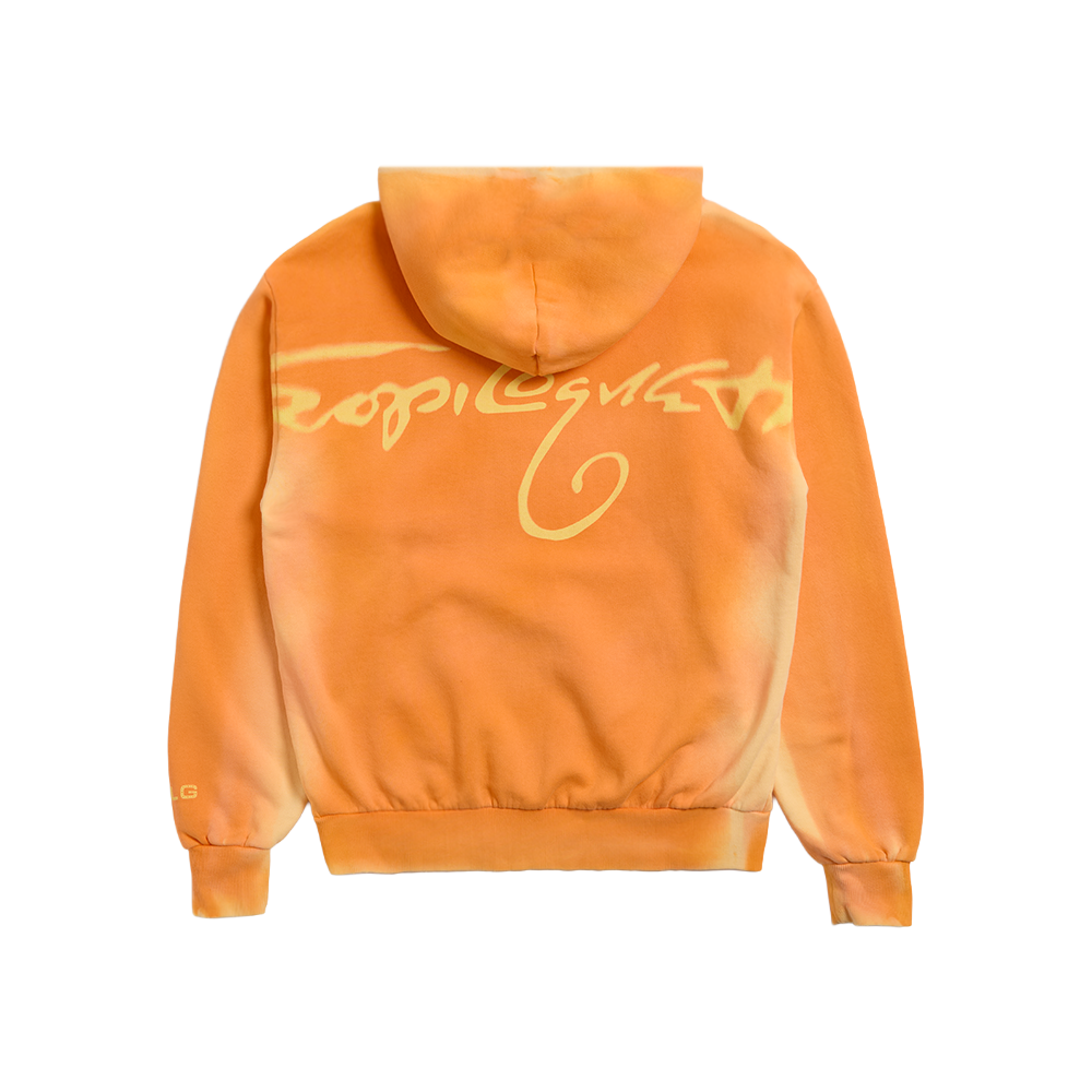 Karol G Orange Dyed Hoodie