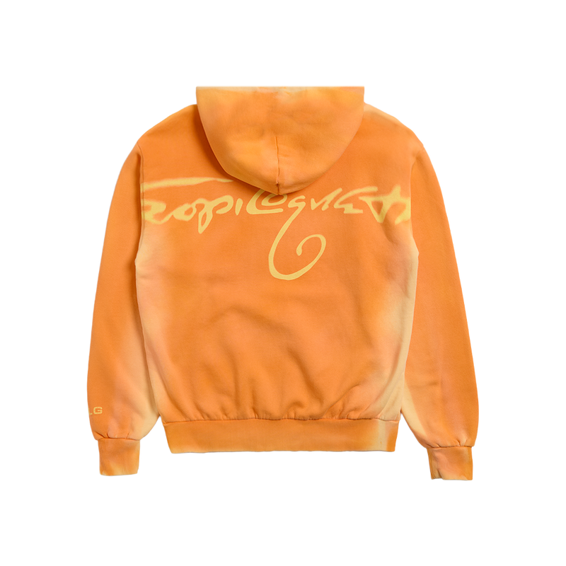 Karol G Orange Dyed Hoodie