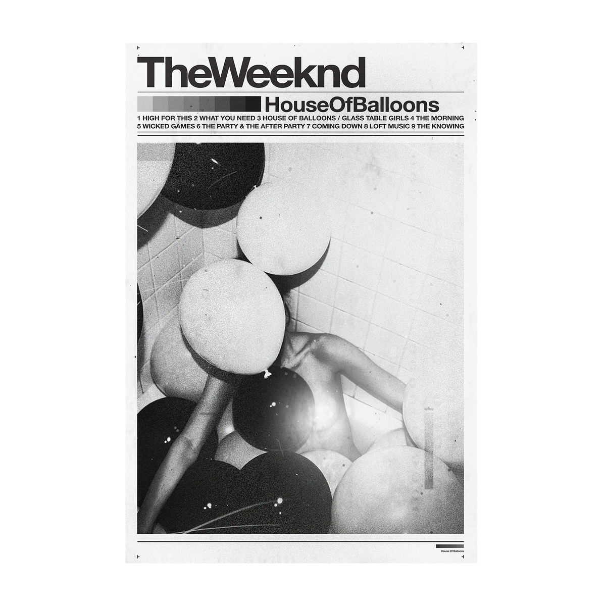 The Weeknd Hob Cover Poster