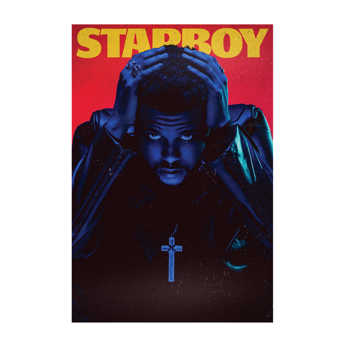 The Weeknd Starboy Cover Poster
