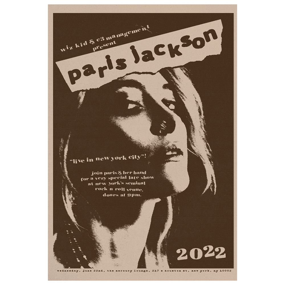Paris Jackson Ps Jackson Iour 2022 Poster