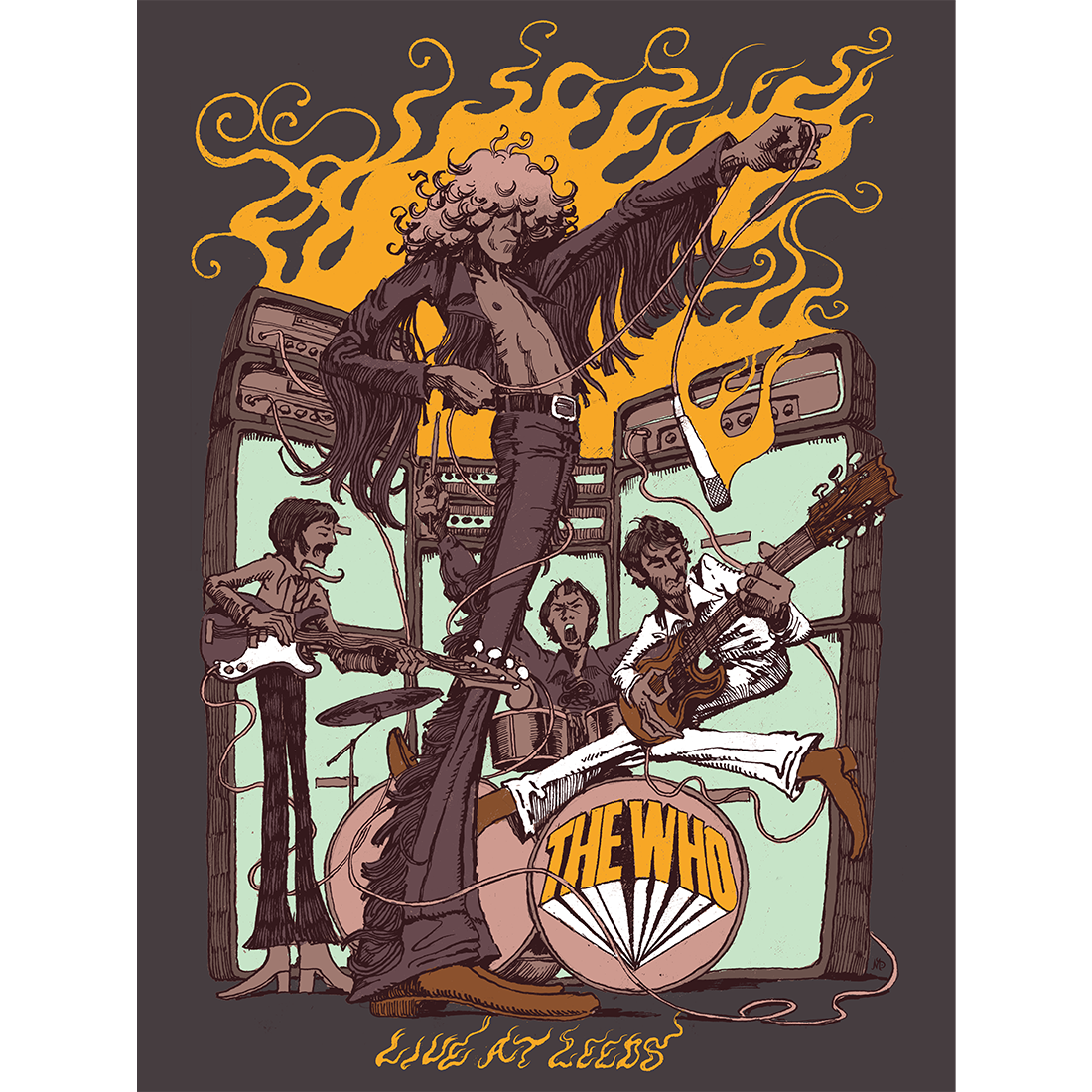 The Who Leeds Poster