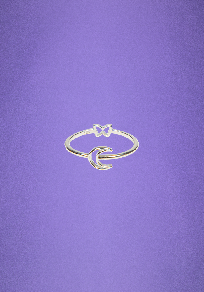 Olivia Rodrigo Silver Moon Ring