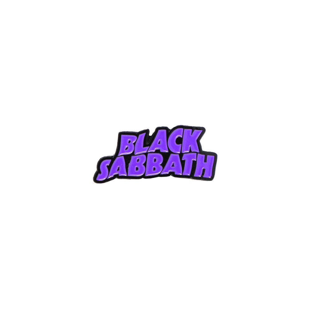 Black Sabbath Logo Enamel Pin