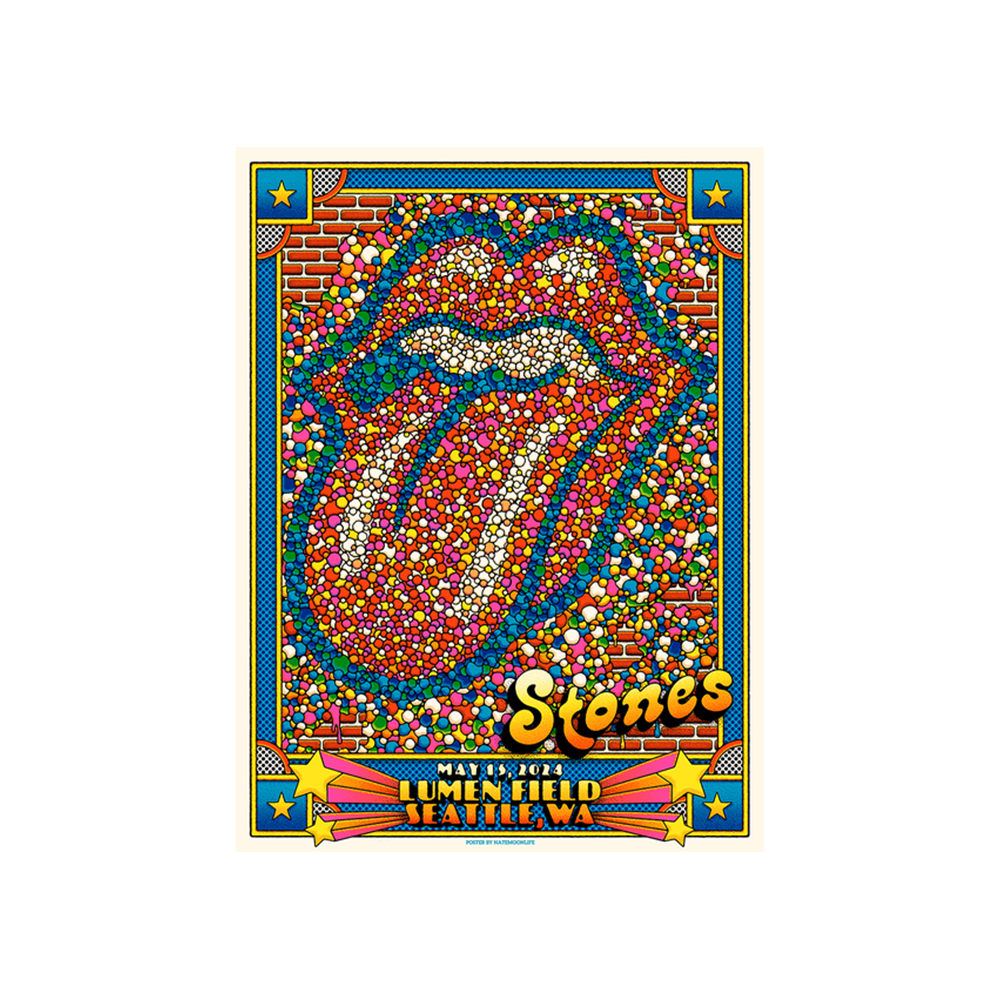 The Rolling Stones Seattle Poster 5 15 24