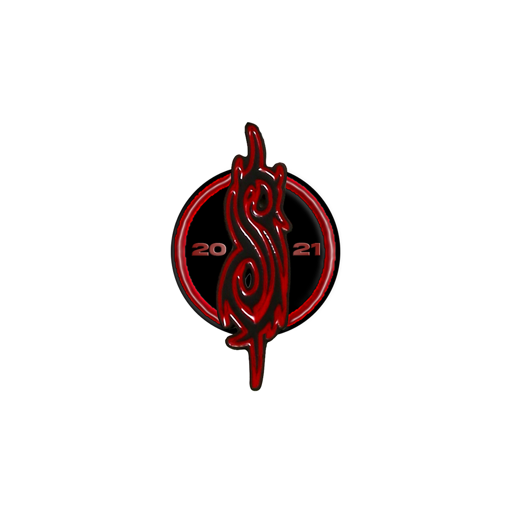 Slipknot 2021 Red Black Pin