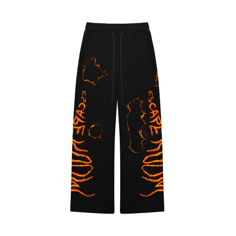 Over-seam Printed Sweatpant