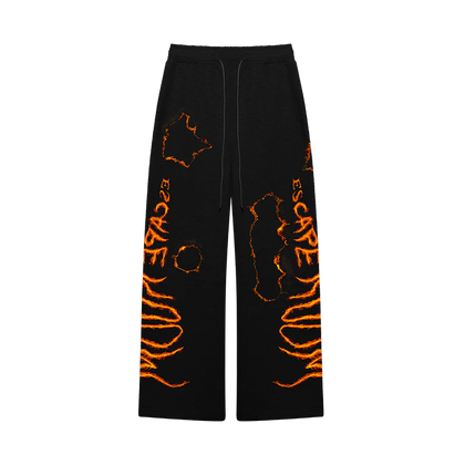 Over-seam Printed Sweatpant