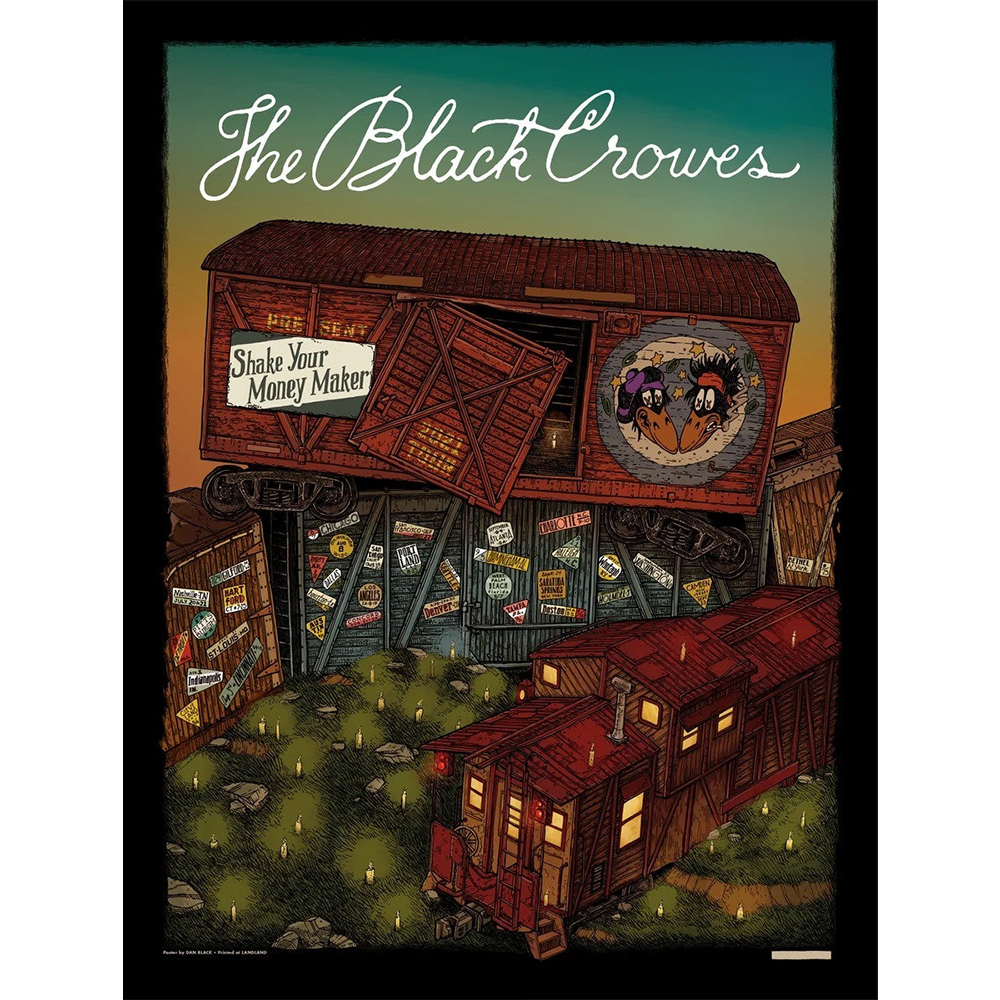 The Black Crowes Symm Tour 2022 Litho
