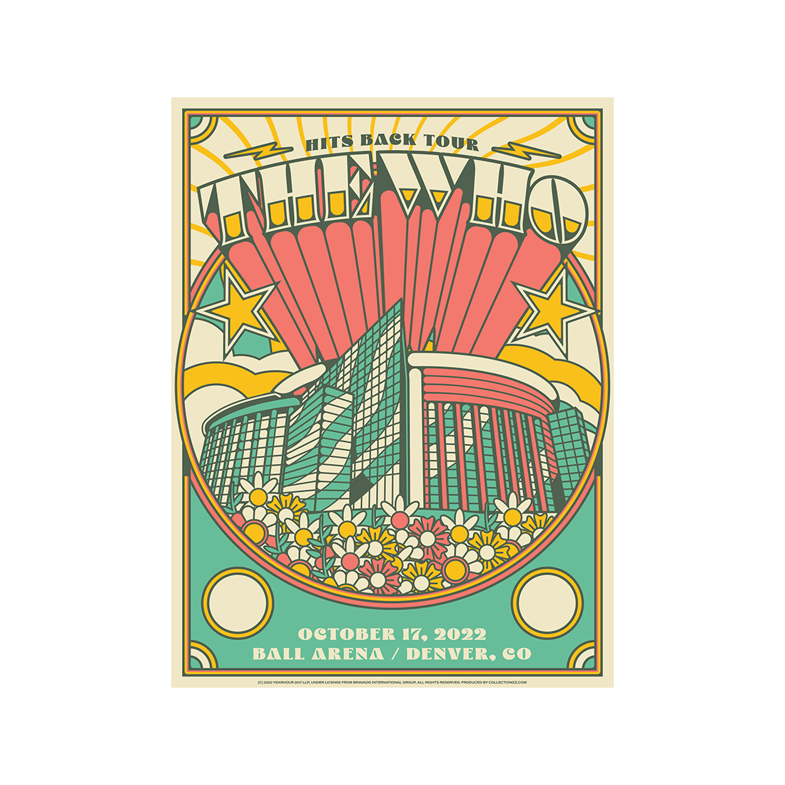 The Who Denver Event Litho