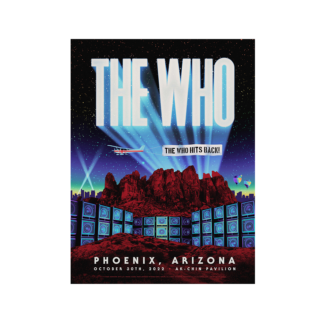 The Who Phoenix Event Litho