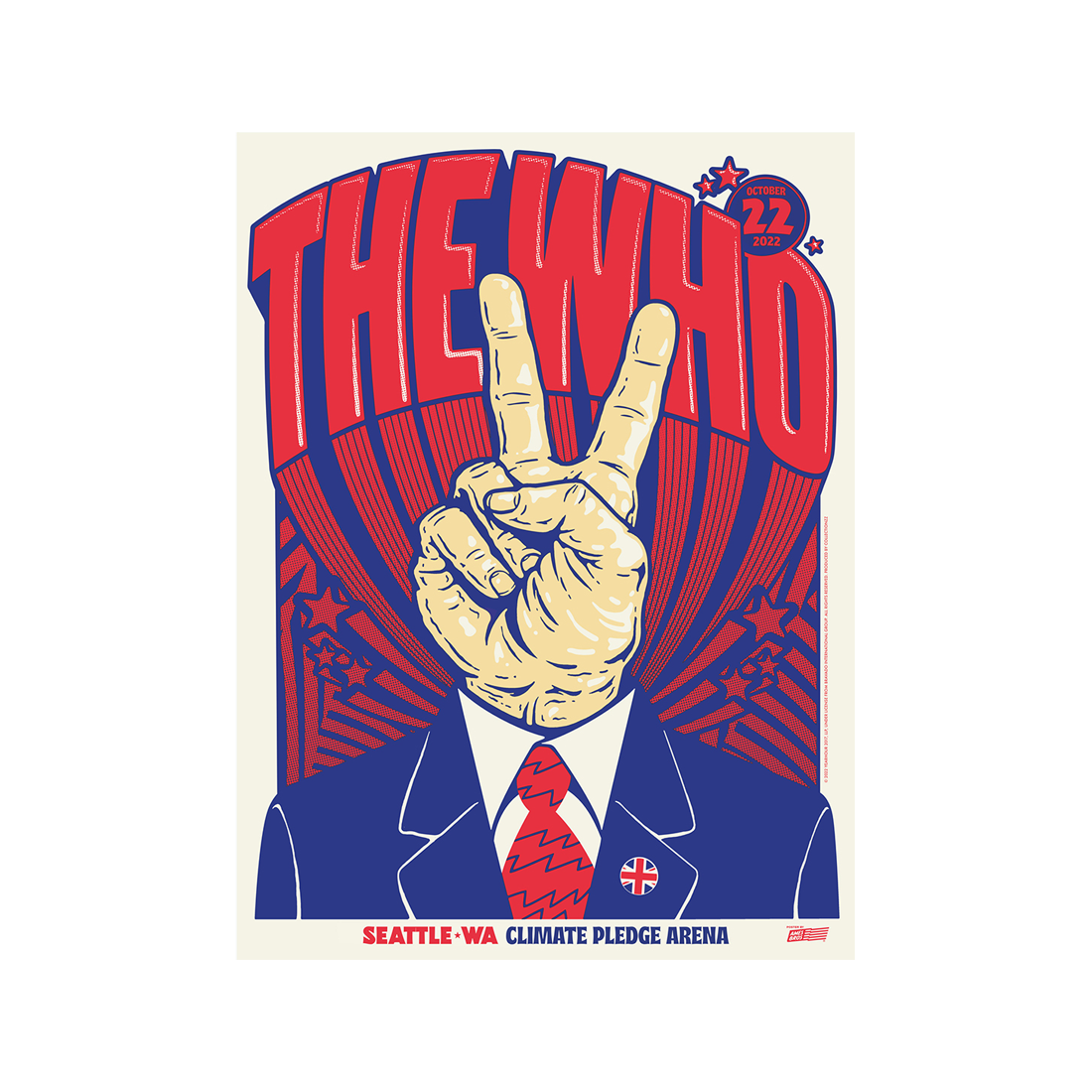 The Who Seattle Event Litho