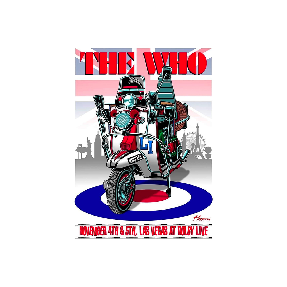 The Who Las Vegas Event Litho