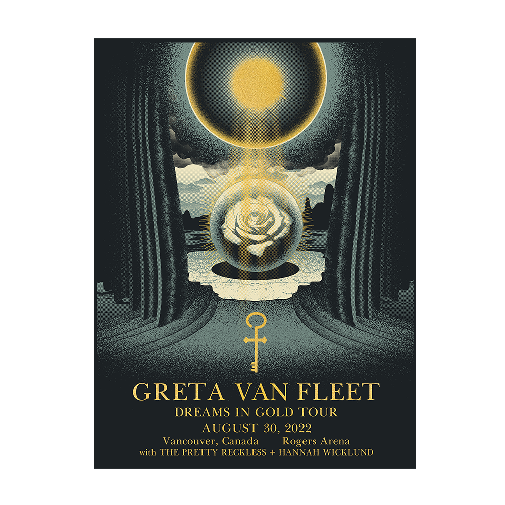 Greta Van Fleet Vancouver Signed Litho 22
