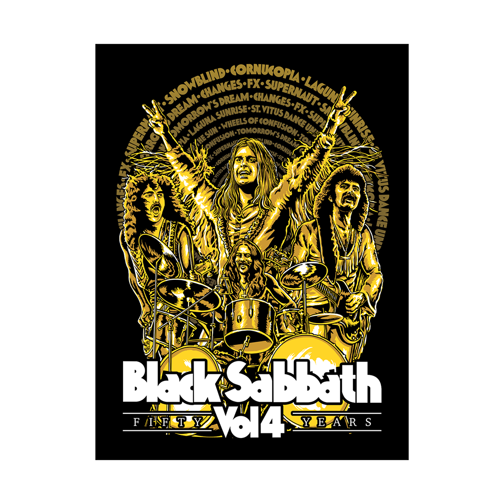 Black Sabbath Vol 4 Litho