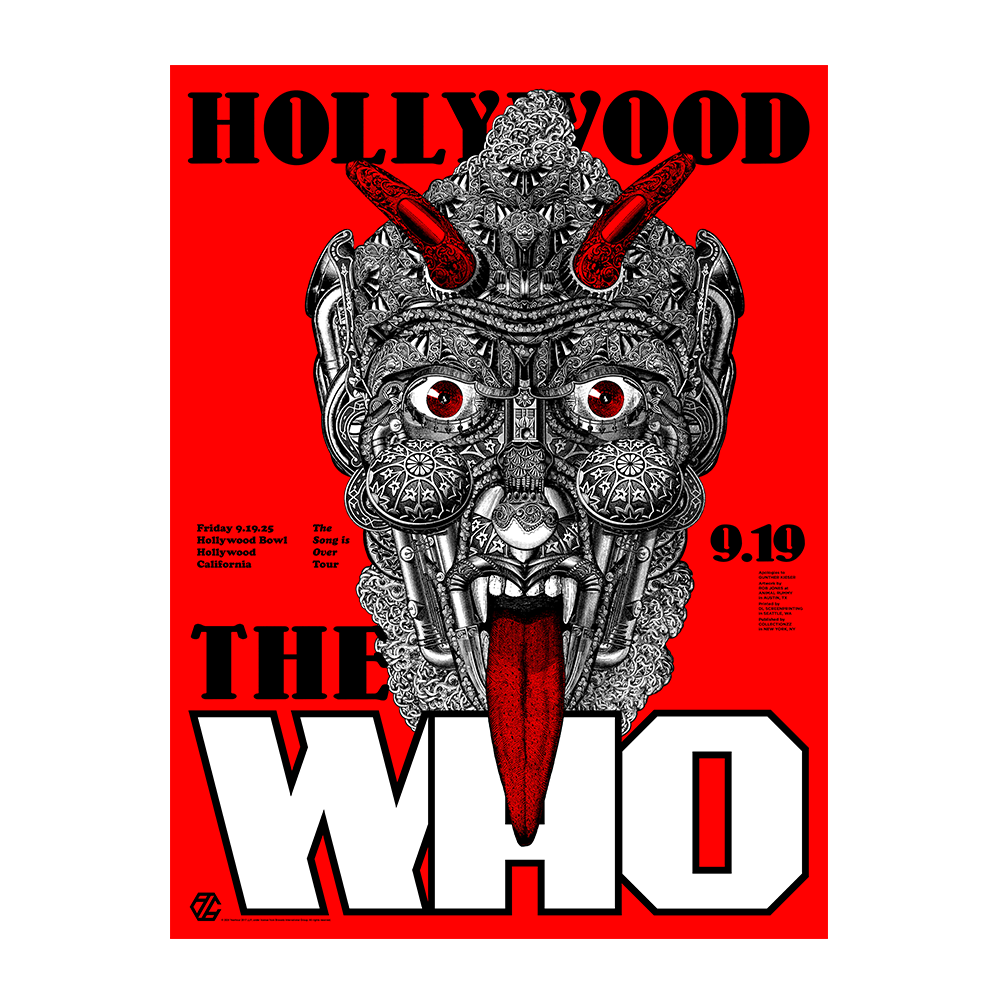 The Who Los Angeles Poster Night 2